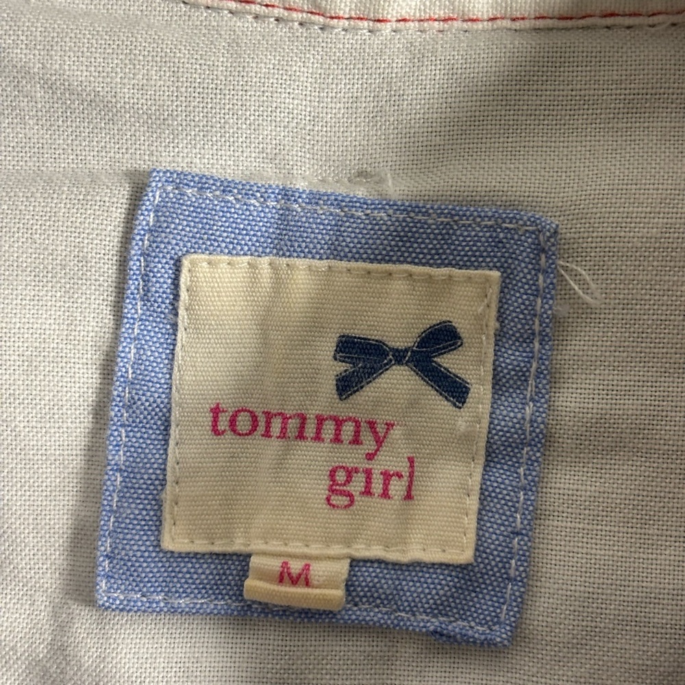 Tommy Hilfiger Blue Polka Dot Button-Down Shirt - Picture 3 of 7
